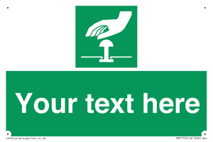 Custom Safe condition: Emergency stop button